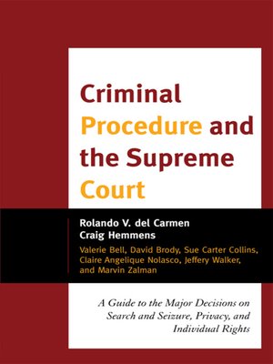 cover image of Criminal Procedure and the Supreme Court